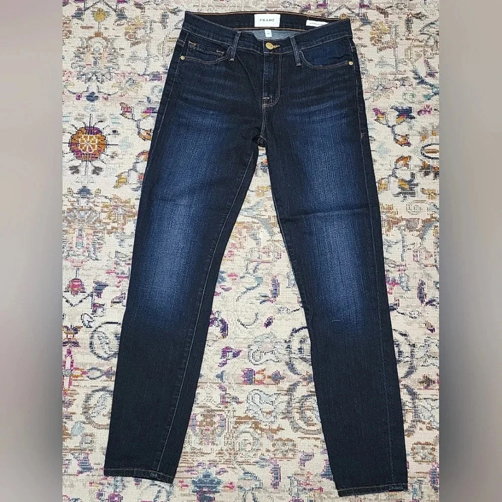 Frame, La Skinny De Jeanne, Denim Jeans, Like New sz 26 (Professionally Shorten)